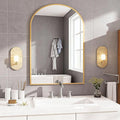 NEWBULIG Bathroom Mirror, Wall Mirror with Aluminum Alloy Thin Frame, Bathroom Mirrors for Over Sink, Bedroom, Living Room, Entryway