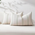 Hckot Spring Throw Pillow Covers 12x20 Set of 2 Grass Green Pillow Covers Farmhouse Decorative Pillows Textured Linen Square Cushion Covers for Sofa Couch Bed Living Room Decor(Grass Green)