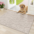 Vaukki 2x3 Runner Rug for Living Room, Soft Fluffy Washable Modern Floral Indoor Floor Mat, Non Slip Shaggy Boho Accent Throw Carpet for Bedroom, Living Room, Entryway and Dining Room, Beige