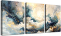 TTHYUEWS Minimalism Abstract Ink Paintings Large Wall Art For Living Room Canvas Wall Decor For Bedroom Office Wall Decorations Framed Canvas Prints Wall Pictures Artwork Modern Home Decor 3 Piece