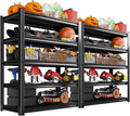 Garage Storage Shelves 5-Tier,Garage Storage System Shelves Adjustable,Storage Shelving for Basement,Pantry,Kitchen,Warehouse (2, 72" H x 39.3" W x 14" D)