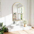 NEWBULIG Bathroom Mirror, Wall Mirror with Aluminum Alloy Thin Frame, Bathroom Mirrors for Over Sink, Bedroom, Living Room, Entryway