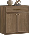 SICOTAS Buffet Cabinet with Storage Tall Modern Console Storage Cabinet with Doors and Shelves 30" Long Wooden Sideboard Credenza Buffet Table Coffee Bar for Living Room Kitchen Dining Room Entryway