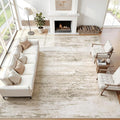 Washable Rug 10x14 Area Rugs for Living Room: Large Neutral Soft Rug Abstract Non Slip Low Pile Modern Carpet for Bedroom Kitchen Nursery Office Dining Room Indoor (Beige, 10'x14')