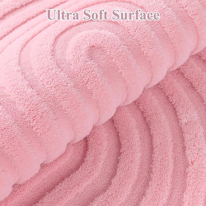 Pauwer Pink Area Rug for Girls Bedroom 2x3 Soft Fluffy Non Slip Machine Washable Rugs Arch Modern Indoor Mat Fuzzy Floor Carpet for Kids Nursery Living Room Dorm Playroom Dining Baby Home Decor