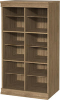 ClosetMaid Modular Storage 12-Shelf Unit with Dividers, Sand
