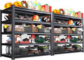 Garage Storage Shelves 5-Tier,Garage Storage System Shelves Adjustable,Storage Shelving for Basement,Pantry,Kitchen,Warehouse (2, 72" H x 59" W x 19.6" D)