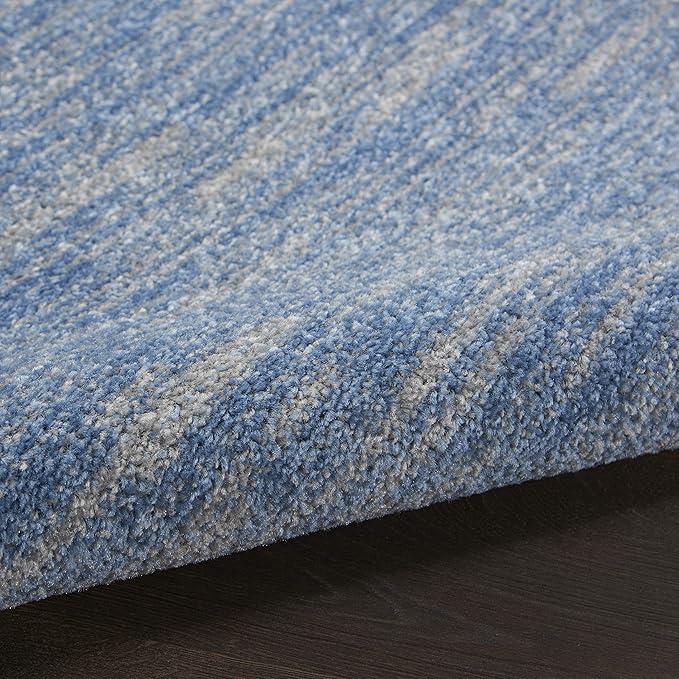 Nourison Home Nourison Essentials Blue Grey 10' x 14' Area Rug - Easy Clean, Non Shedding, Bed Room, Living Room, Dining Room, Kitchen (10' x 14')
