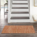 Nourison Home Nourison Essentials Rust 2' x 4' Area Rug - Easy Clean, Non Shedding, Bed Room, Living Room, Dining Room, Kitchen (2' x 4')