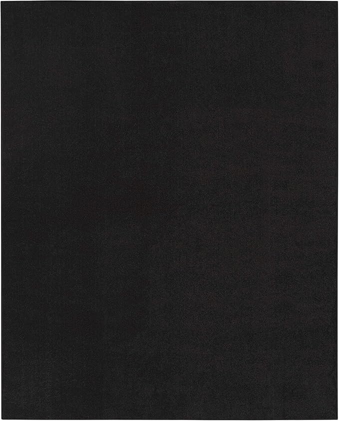 Nourison Essentials 12' x 15' Black Fabric Outdoor Area Rug (12' x 15')