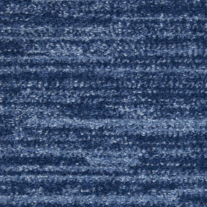 Nourison Home Nourison Essentials Navy Blue 2' x 6' Area Rug - Easy Clean, Non Shedding, Bed Room, Living Room, Dining Room, Kitchen (6' Runner)
