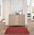 Nourison Home Nourison Essentials Brick Red 3' x 5' Area Rug - Easy Clean, Non Shedding, Bed Room, Living Room, Dining Room, Kitchen (3' x 5')