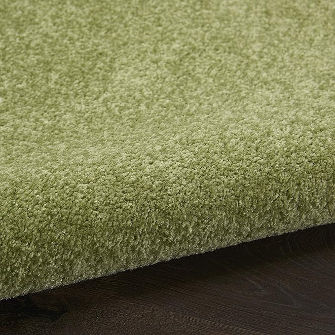 Nourison Home Nourison Essentials Green 8' x 10' Area Rug - Easy Clean, Non Shedding, Bed Room, Living Room, Dining Room, Kitchen (8' x 10')
