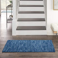 Nourison Home Nourison Essentials Navy Blue 2' x 4' Area Rug - Easy Clean, Non Shedding, Bed Room, Living Room, Dining Room, Kitchen (2' x 4')