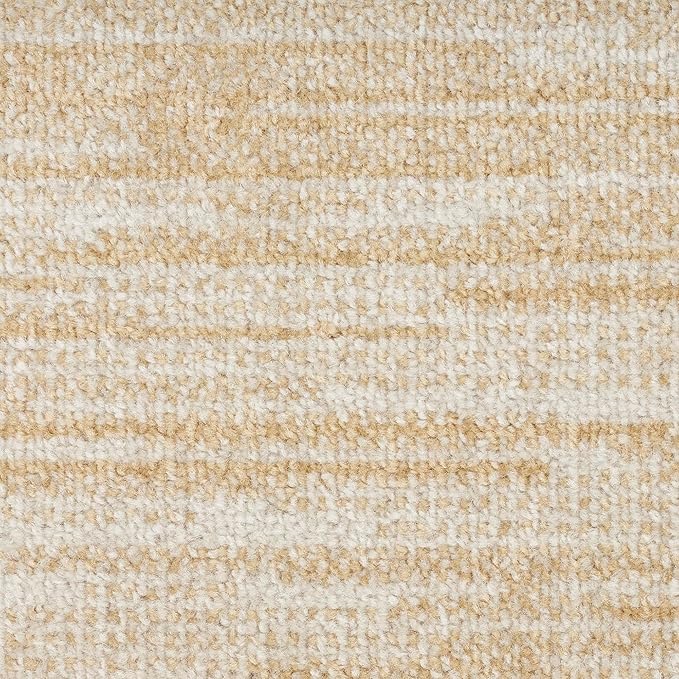 Nourison Home Nourison Essentials Ivory Gold 7' x Square Area Rug - Easy Clean, Non Shedding, Bed Room, Living Room, Dining Room, Kitchen (7' x Square)