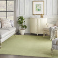 Nourison Home Nourison Essentials Green 10' x 14' Area Rug - Easy Clean, Non Shedding, Bed Room, Living Room, Dining Room, Kitchen (10' x 14')