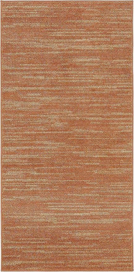 Nourison Home Nourison Essentials Rust 2' x 4' Area Rug - Easy Clean, Non Shedding, Bed Room, Living Room, Dining Room, Kitchen (2' x 4')