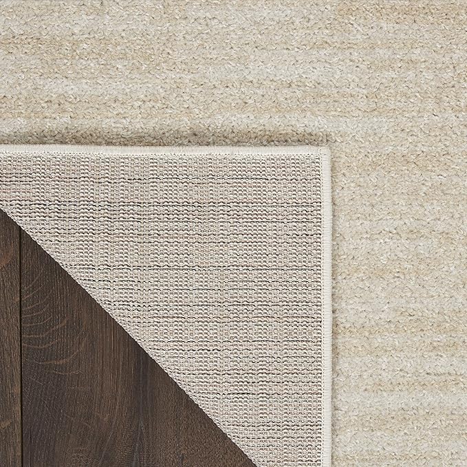 Nourison Home Essentials Indoor/Outdoor Ivory Beige 3' x 5' Area Rug, Easy Cleaning, Non Shedding, Bed Room, Living Room, Dining Room, Backyard, Deck, Patio (3x5)