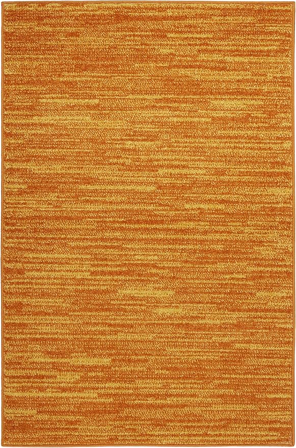 Nourison Home Nourison Essentials Sunburst 2' x 4' Area Rug - Easy Clean, Non Shedding, Bed Room, Living Room, Dining Room, Kitchen (2' x 4')