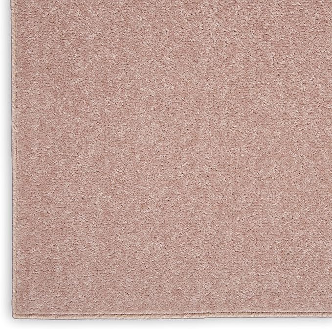 Nourison Home Nourison Essentials Pink 8' x 10' Area Rug - Easy Clean, Non Shedding, Bed Room, Living Room, Dining Room, Kitchen (8' x 10')