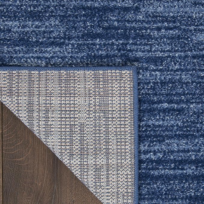 Nourison Home Nourison Essentials Navy Blue 5' x 8' Area Rug - Easy Clean, Non Shedding, Bed Room, Living Room, Dining Room, Kitchen (5' x 8')